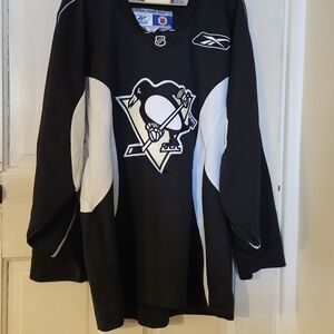 Reebok Pittsburgh Penguins Mens Home Jersey - Black